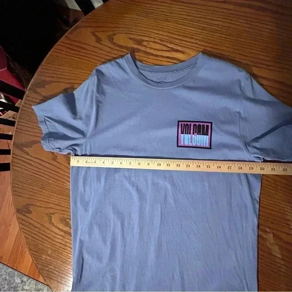 Volcom T Shirt Mens Medium Modern Fit Pullover Short Sleeve Crew Neck Blue - Picture 8 of 9